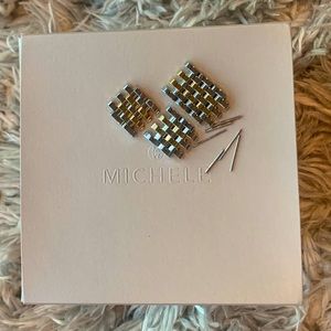 MICHELE Two-Tone links & pins for bracelet - 32mm